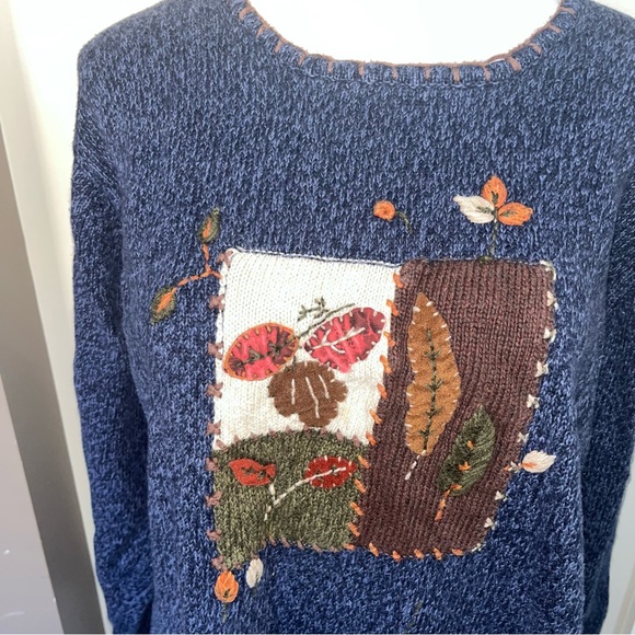 Women’s Navy blue fall sweater size 1X - Picture 13 of 16